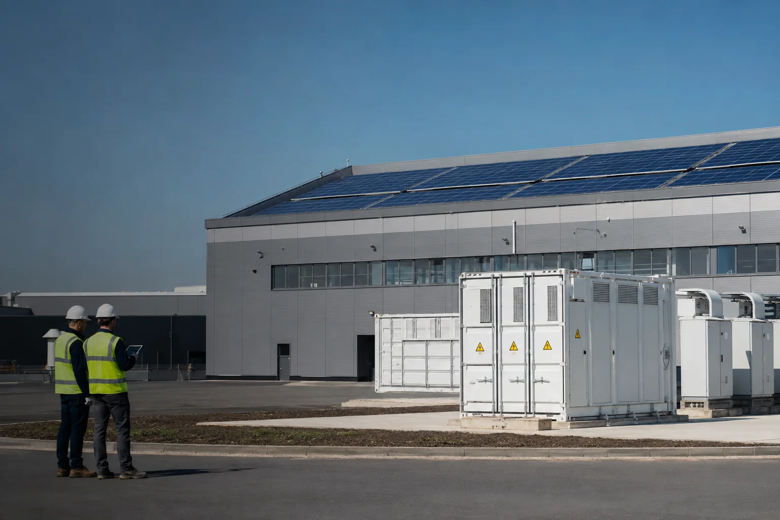 BESS pentru companii cu panouri fotovoltaice
